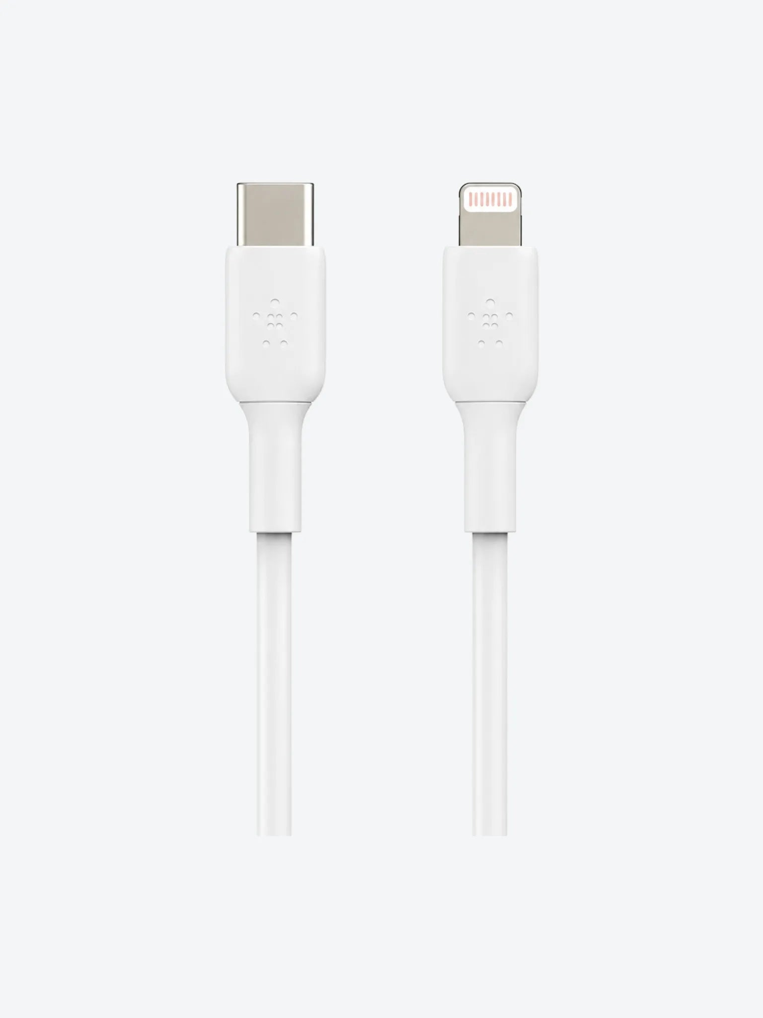 Belkin BoostCharge - Cable Lightning - 24 pin USB-C macho a Lightning macho - 3 m - blanco