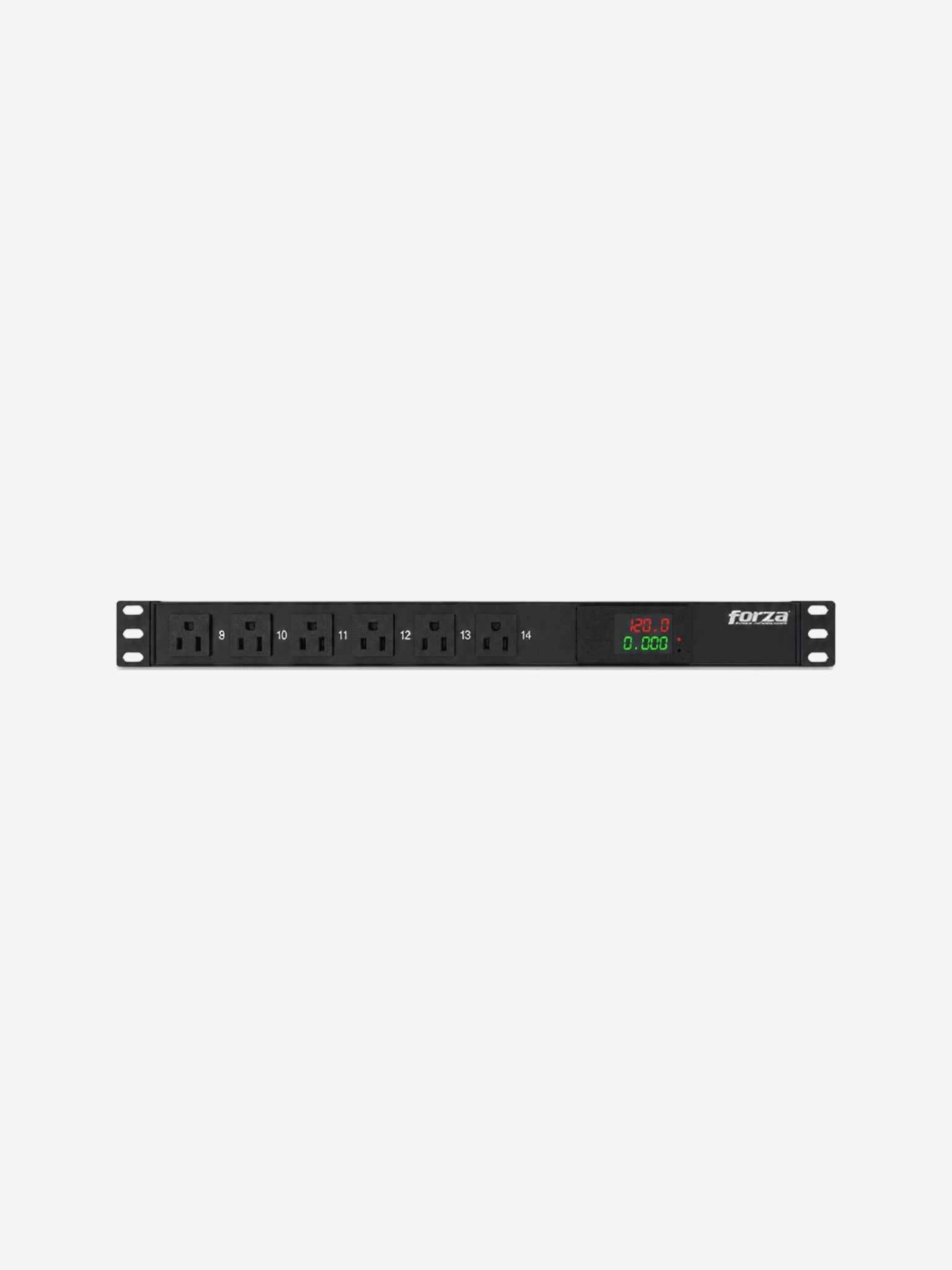 Forza - Power distribution unit - Rack-mountable - AC 100/120 V - 14 Tomas de Corriente - NEMA 5-15R 1U SPD Metered