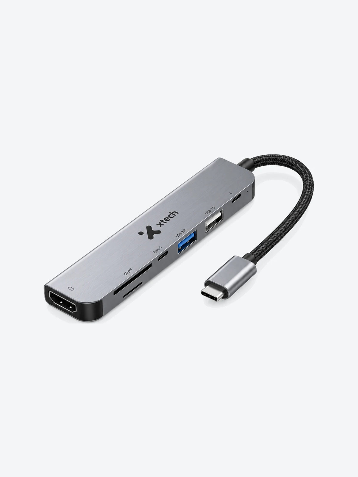 Xtech - Hub - 7 puertos - USB-C® 7-in-1 XTC-571