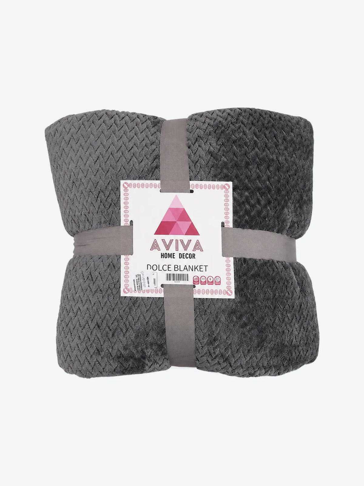 FRAZADA JACQUARD KING 240X220CM GRIS AVIVA-1