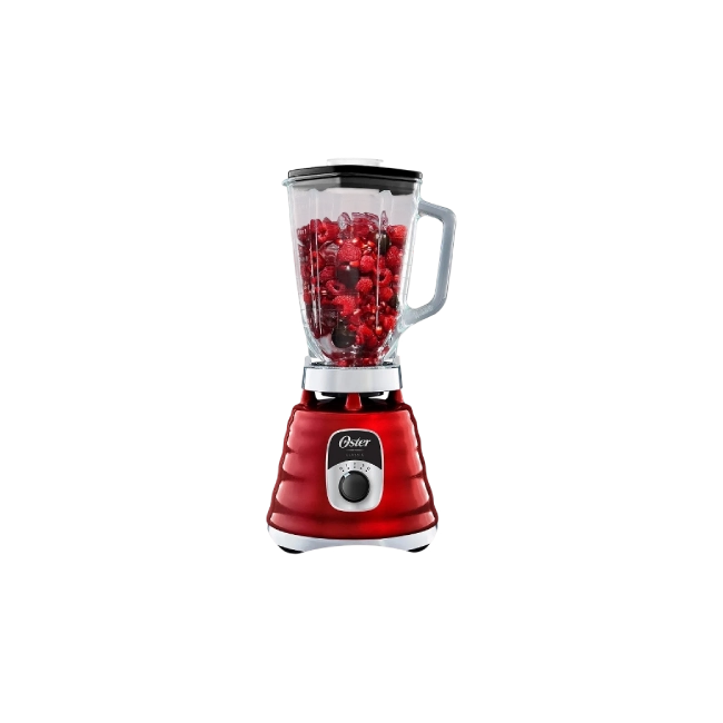 Licuadora Clasica  Oster BLST4126R-013 con Perilla Ergonomica de 3 Velocidades Color Roja-3