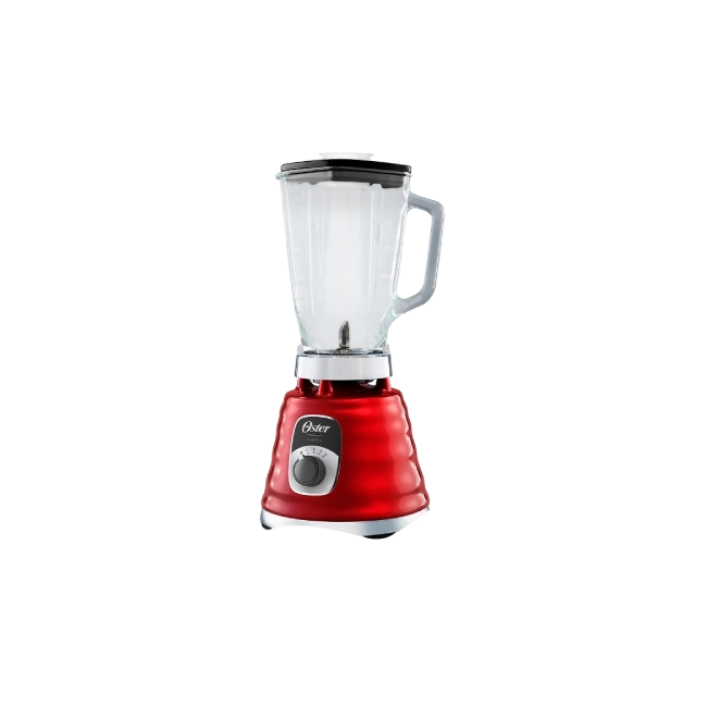 Licuadora Clasica  Oster BLST4126R-013 con Perilla Ergonomica de 3 Velocidades Color Roja-4