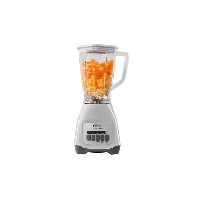 Licuadora Oster BLSTKAP-WPB-013 con 2 Velocidades 800W y Vaso Plastico Color Gris-3