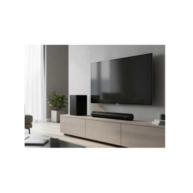 Sound Bar Bianco BNC-SE04D-BK con subwoofer 2.1 Color Negro