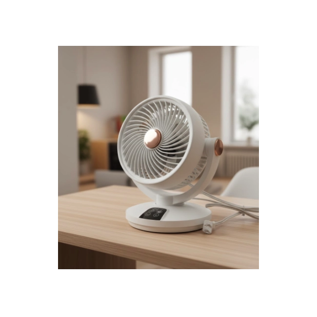 Ventilador Bianco Giratorio BNC-WHT-NVL con 3 Niveles de Aire Color Blanco