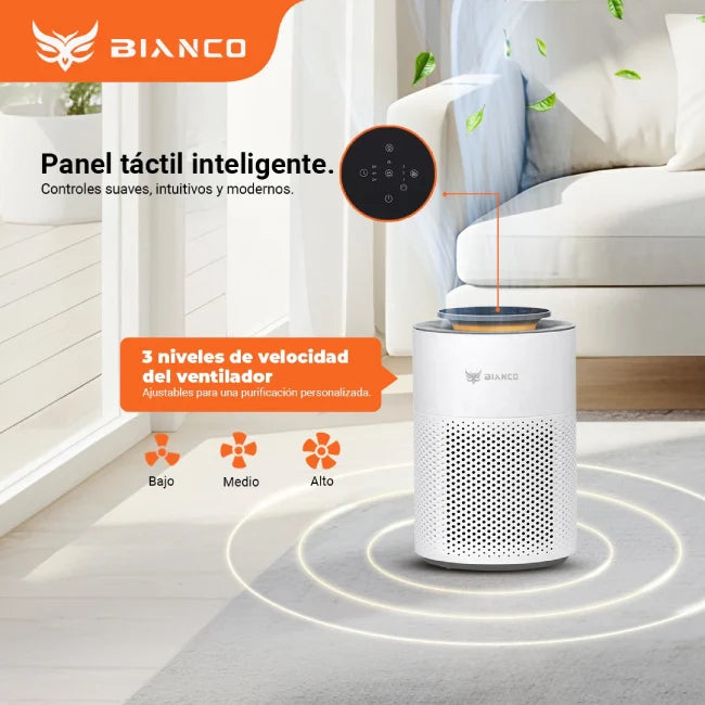 Mini Purificador Bianco BNC-WHT-PUP10 de Aire Portatil Color Blanco-4