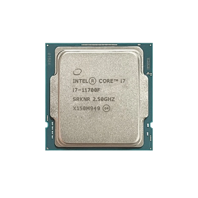 Procesador Intel Core i7-11700F Generacion 11 2.5 GHz 8 nucleos 16 hilos 16 MB cache LGA1200 Socket-4