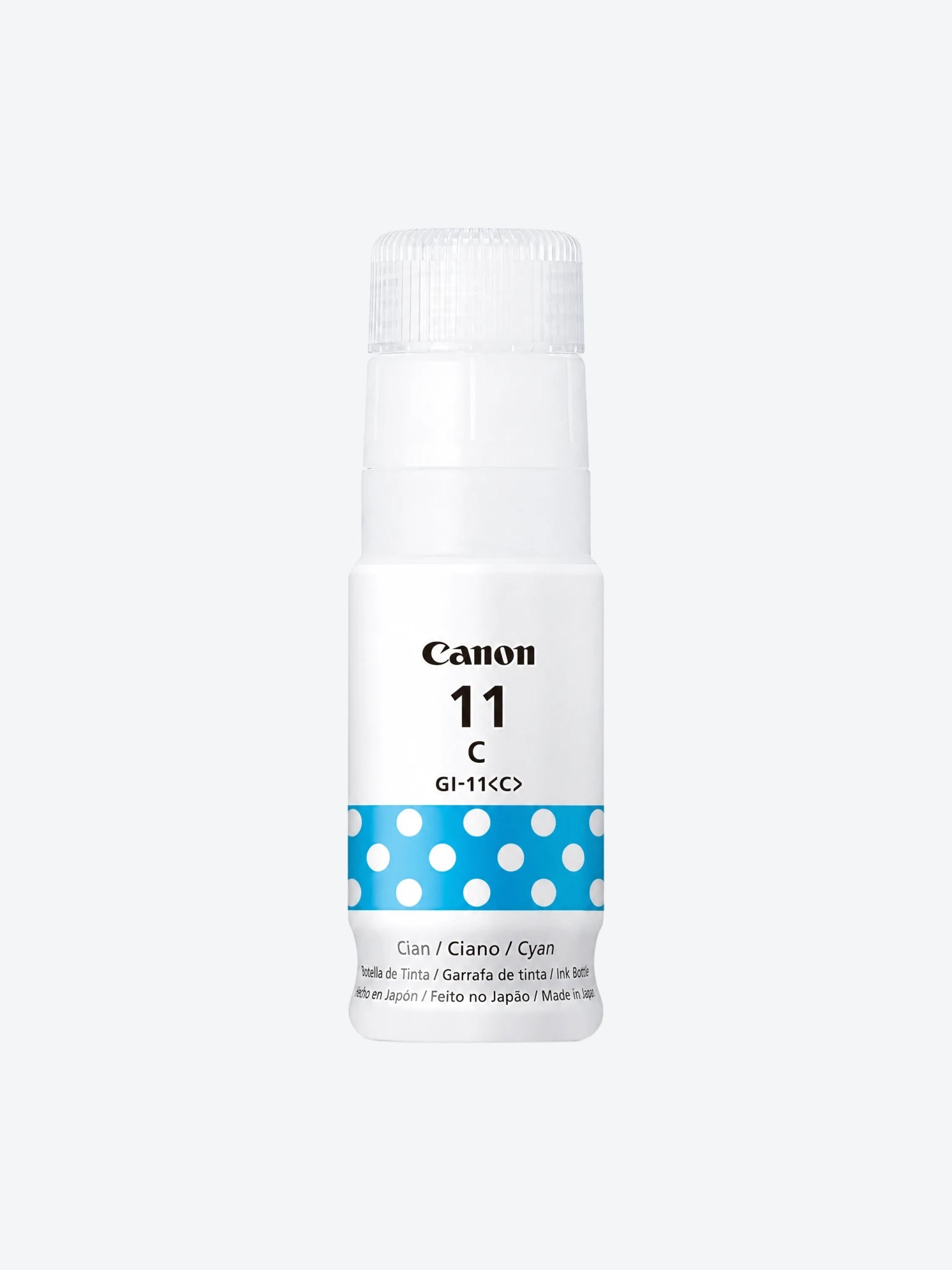 Botella de Tinta Canon GI-11 70ml Color Cian