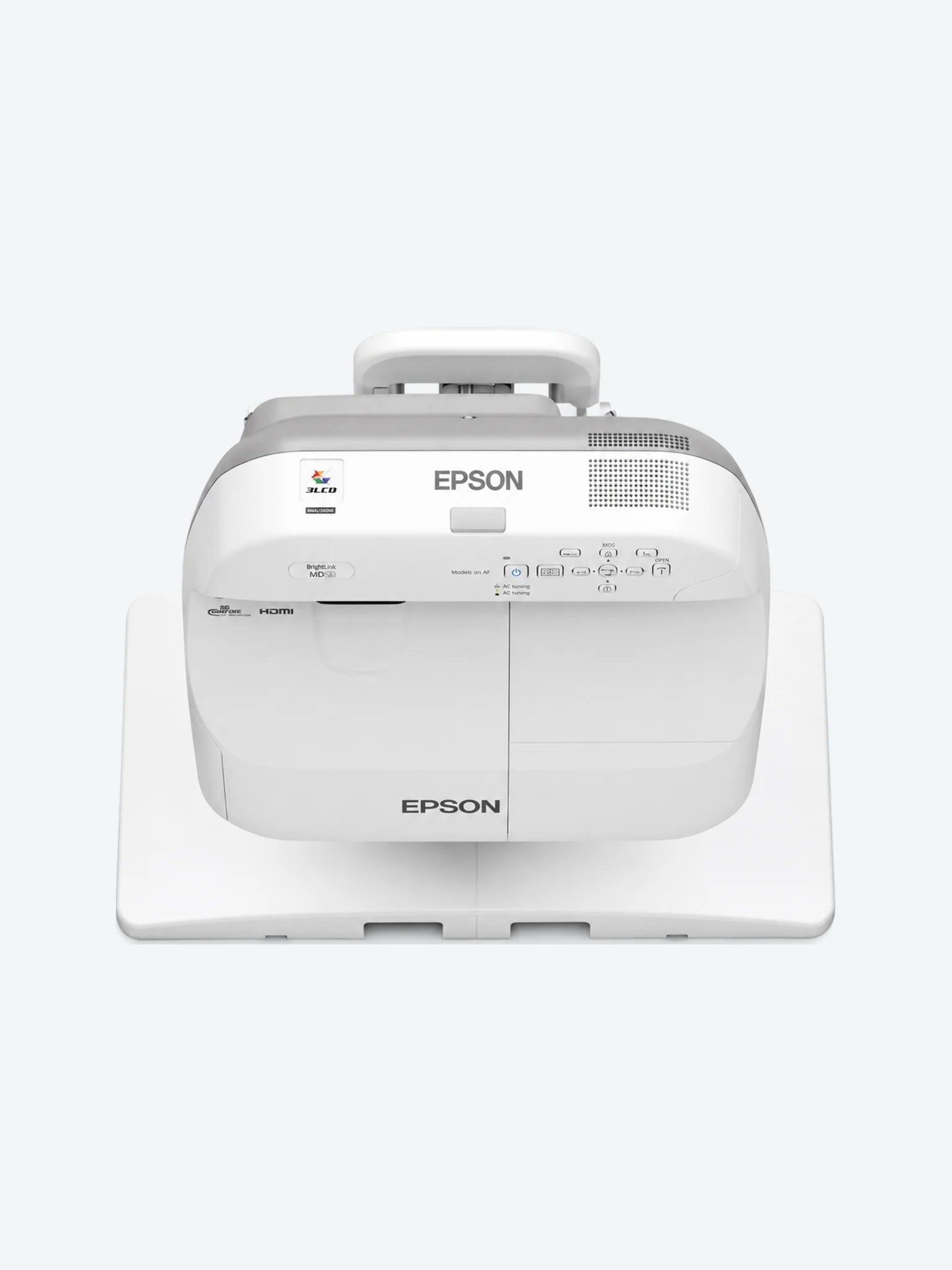 Epson BrightLink 1485Fi+ - Proyector 3LCD - 5000 lúmenes (blanco) - 5000 lúmenes (color) - Full HD (1920 x 1080) - 16:9 - 1080p - objetivo para distancias ultracortas - IEE 802.11a/b/g/n/ac inalámbrico/LAN/Miracast