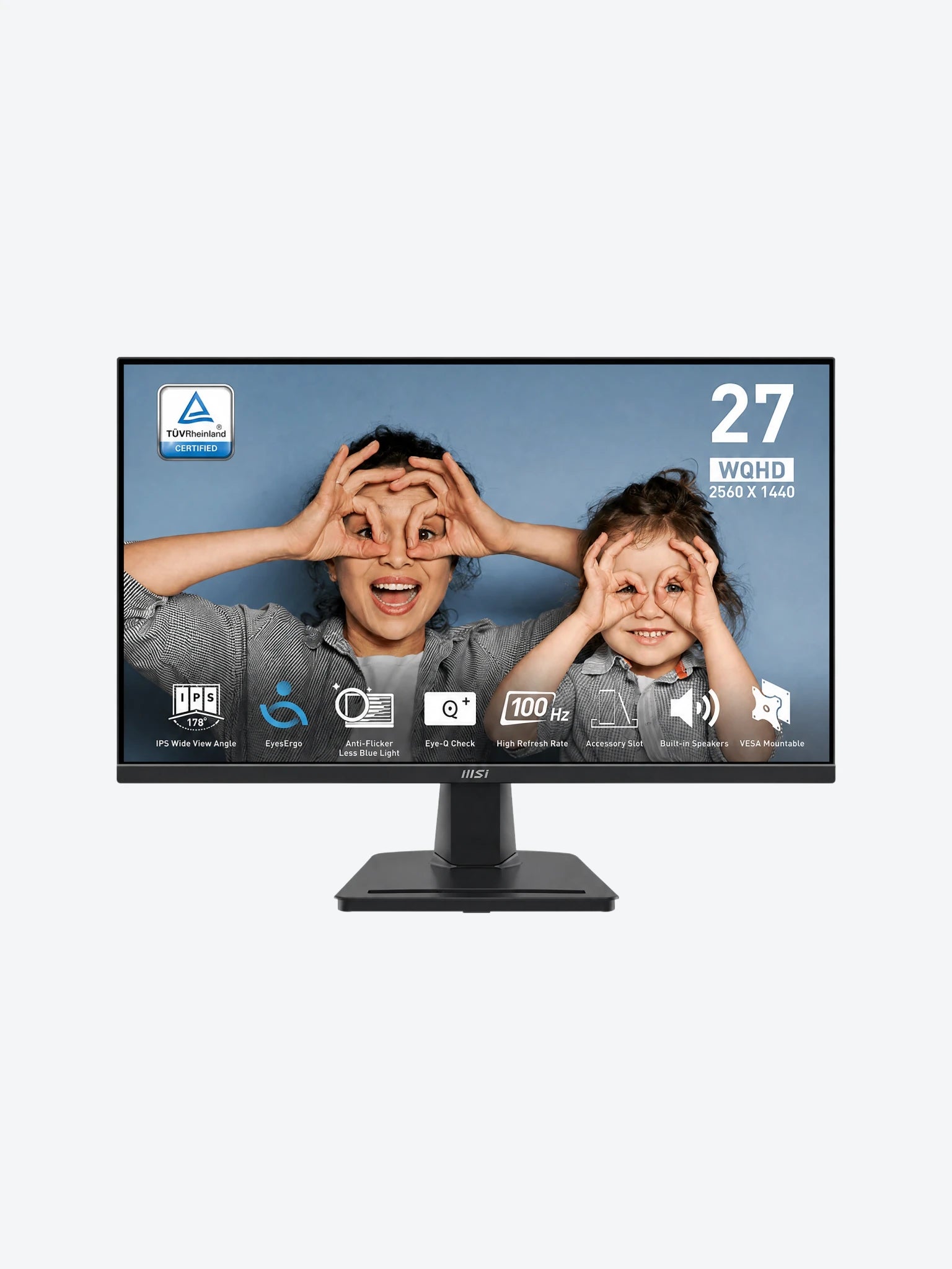Monitor Gaming MSI 27" PRO MP275 9S6-3PC3CM-001  1920x1080 FHD 100Hz 1MS HDMI Color Negro-1