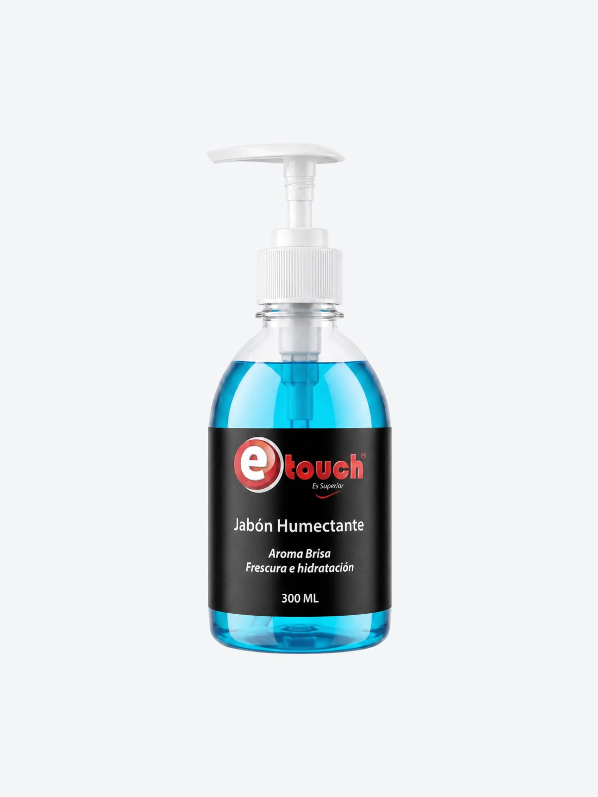 jabon humectante promociomal etouch 300ml aroma brisa color celeste | Promocional Etouch