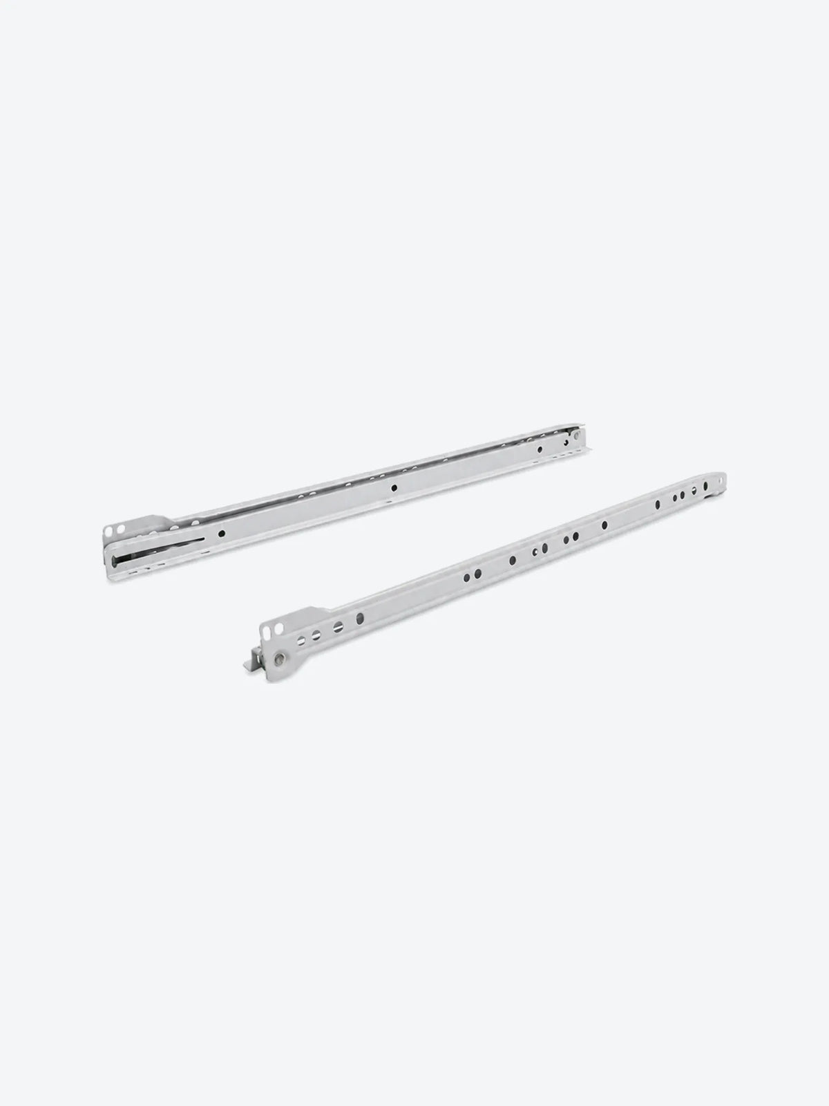RIEL SENCILLO 450MM/17.72' BLANCO 15KG 110 ACERO PINTURA ELE-1