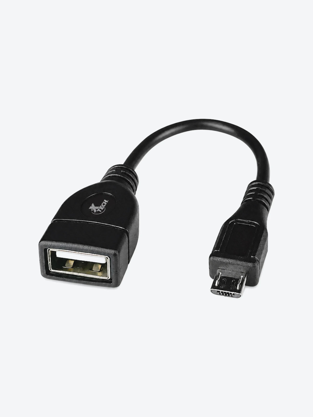 Xtech - USB cable - 5 pin Micro-USB Type B - 4 pin USB Type B - Black - XTC-368