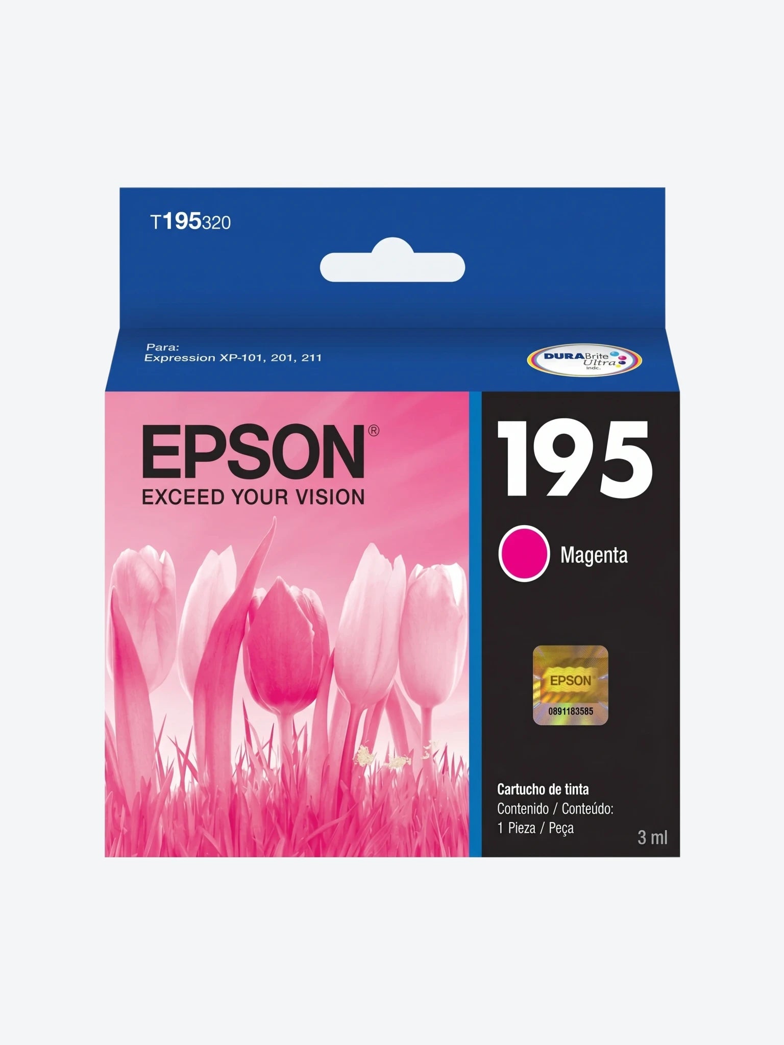 CARTUCHO DE TINTA T195320-AL T195 MAGENTA EPSON