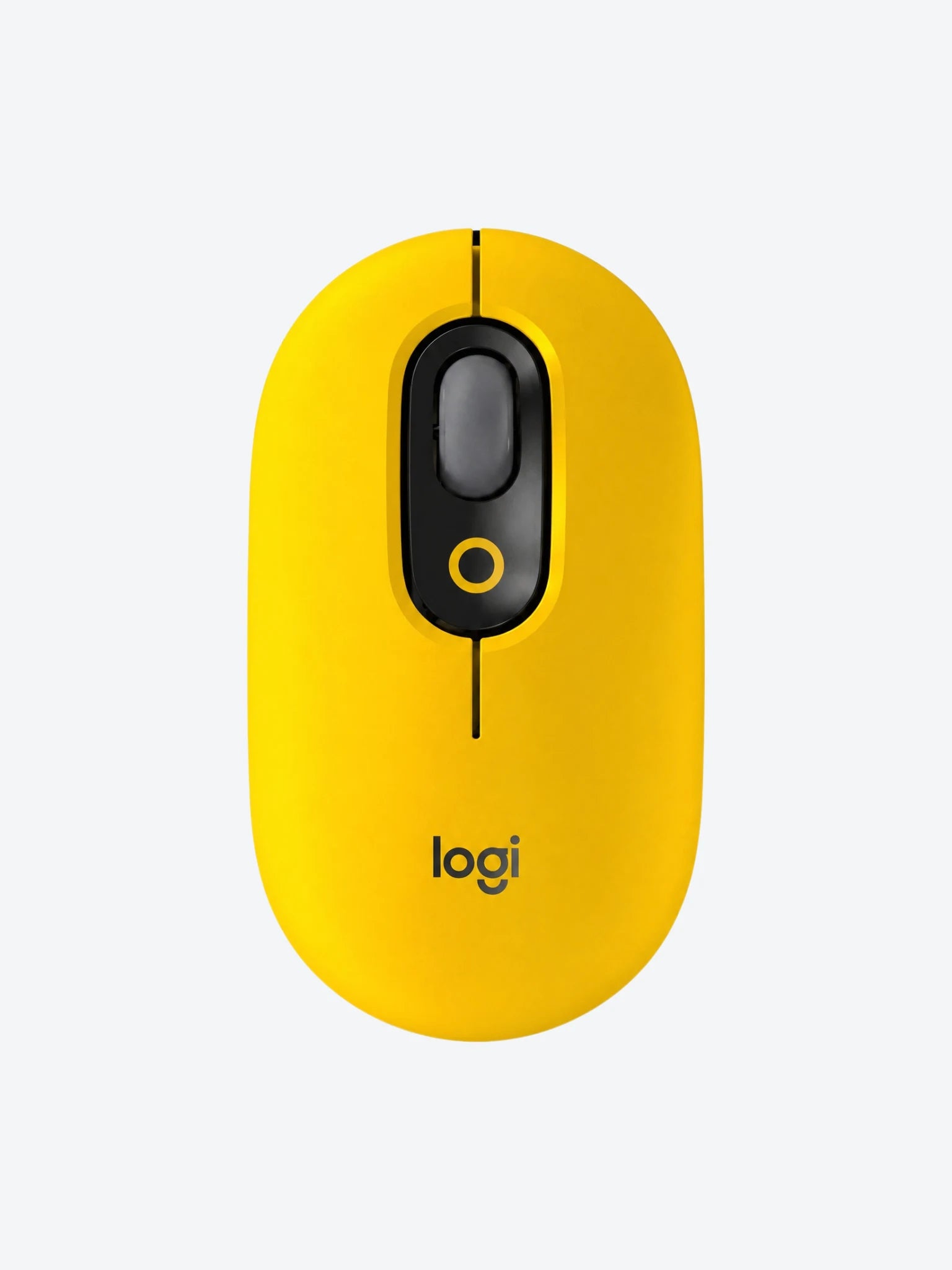 Mouse Logitech Pop Con Emoji Personalizado 4 Botones Inalambrico Bluetooth Color Amarillo-1