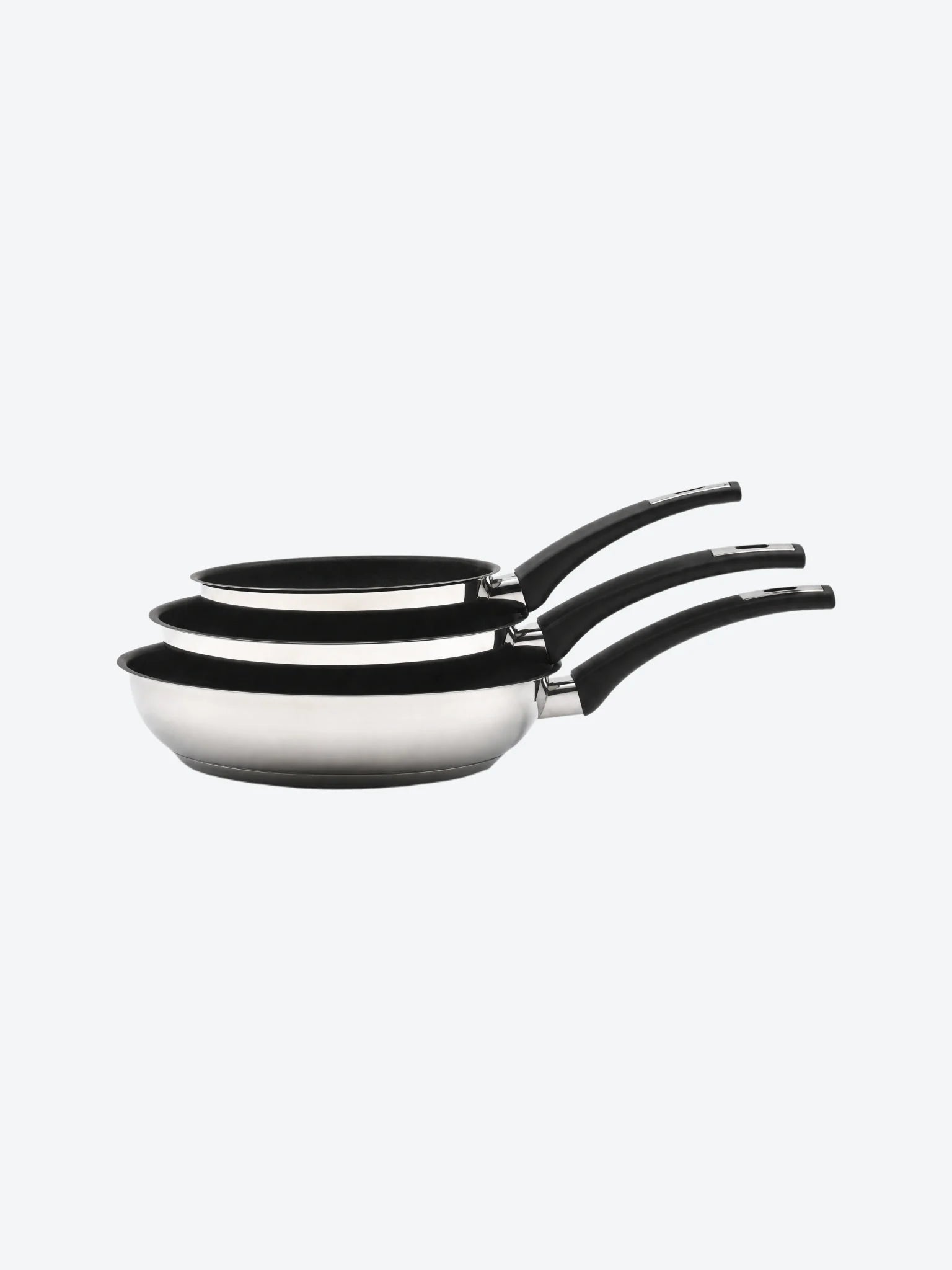 Juego de Sartenes Picca Roma PI003SSMN 20" - 24" - 28"cm Color Negro
