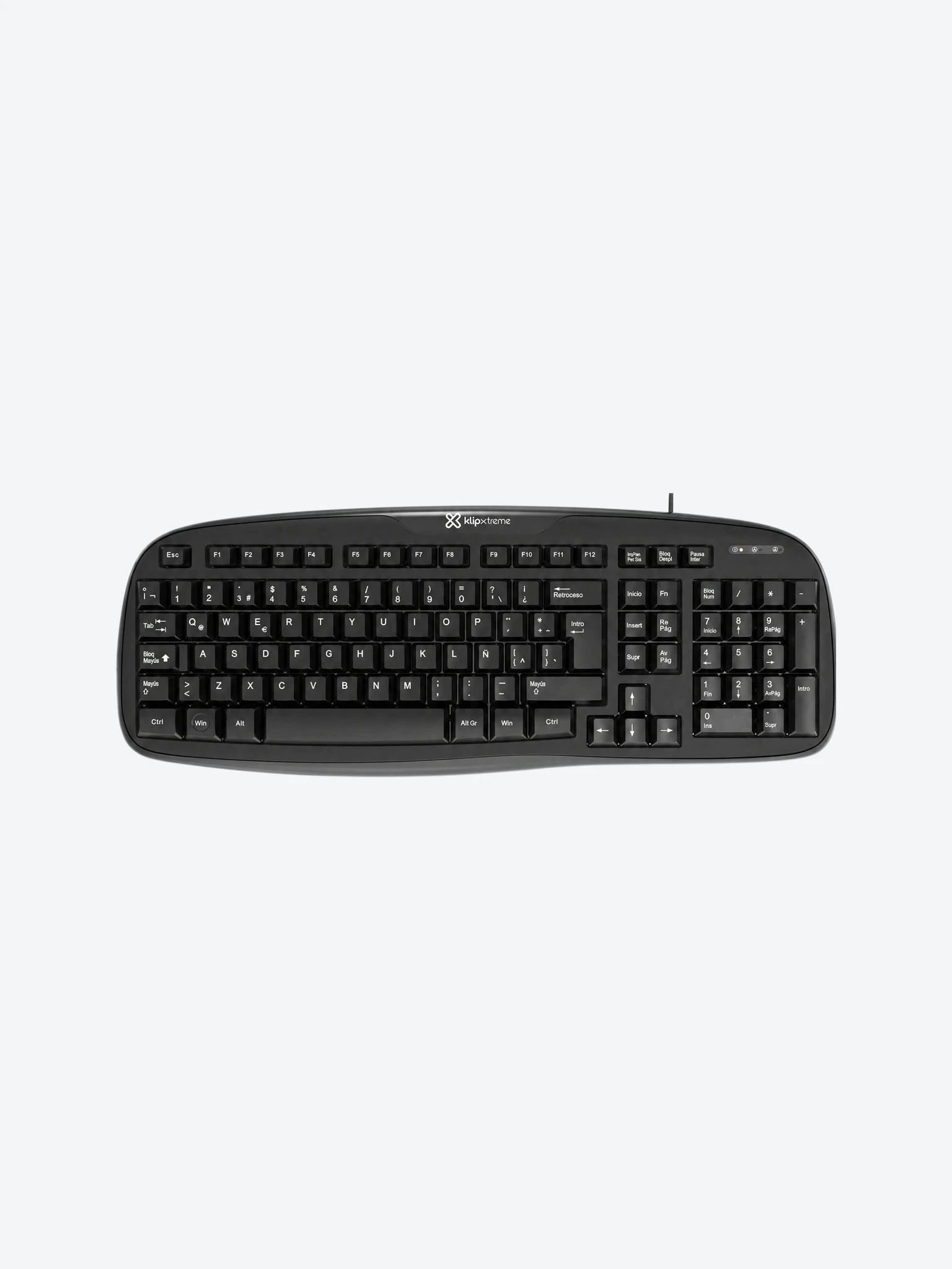 TECLADO KKS-050S MULTIMEDIA USB ESPAÑOL KLIP XTREME-1
