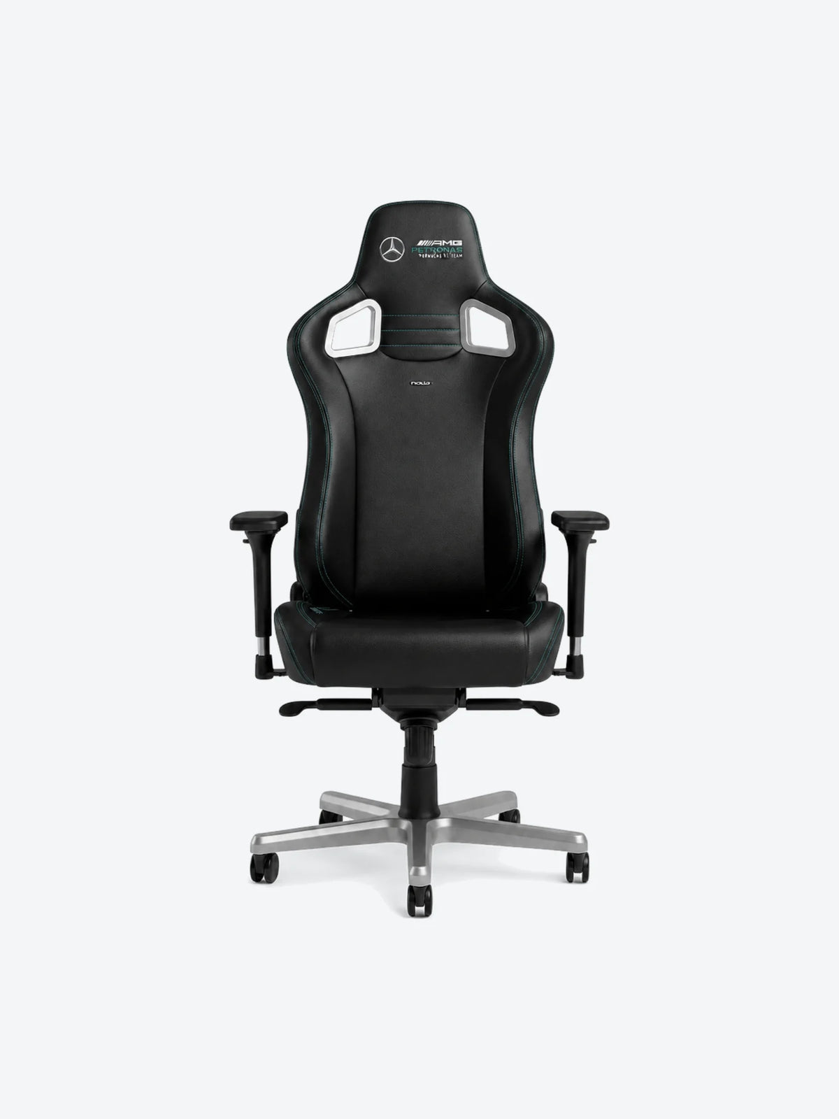 SILLA  GAMING NOBLECHAIRS  EPIC EDICIÓN MERCEDES AMG PETRONAS CUERO SINTÉTICO PGW-NB-EGC-001-1