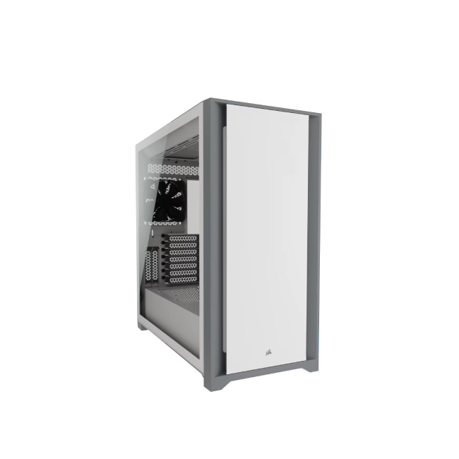 Case Gamer Corsair 5000D Vidrio Templado Media Torre ATX Blanco CC-9011209-WW-1