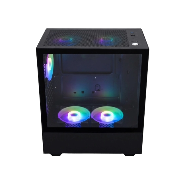 CASE GAMING X-LION HX-650 E010-166 PANEL LATERAL DE VIDRIO TEMPERADO +3. ABANICOS ARGB + 2X USB 2.0 + USB 3.0 + AUDIO HD
