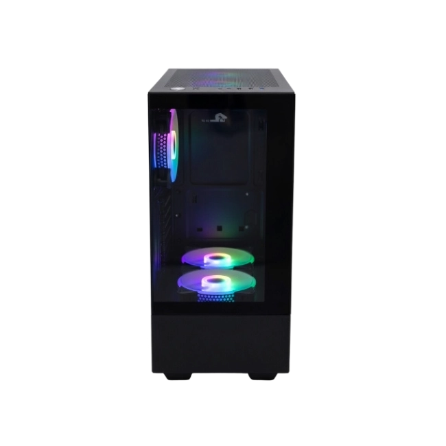 CASE GAMING X-LION HX-650 E010-166 PANEL LATERAL DE VIDRIO TEMPERADO +3. ABANICOS ARGB + 2X USB 2.0 + USB 3.0 + AUDIO HD-3