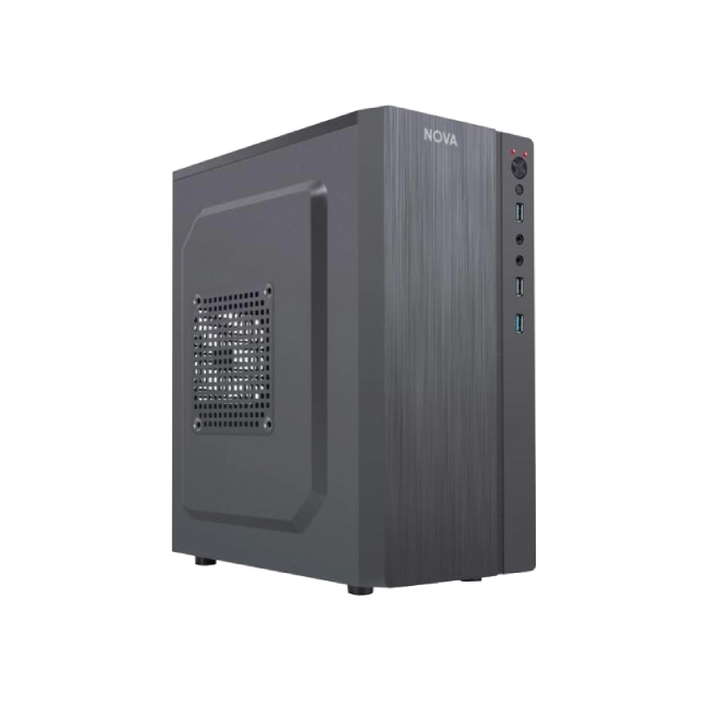 CASE NOVA CM05KTRA006C MINI TOWER SIN VENTILACIÓN INCLUIDA CON PANEL LATERAL Y CON FUENTE DE PODER PE600RNF013C-2