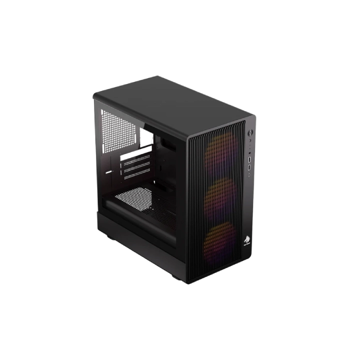 CASE RGB EAGLE WARRIOR CG01AMRA001C MID TOWER VENTILADORES 3 DE 120MM CON VIDRIO LATERAL Y MALLA FRONTAL-1