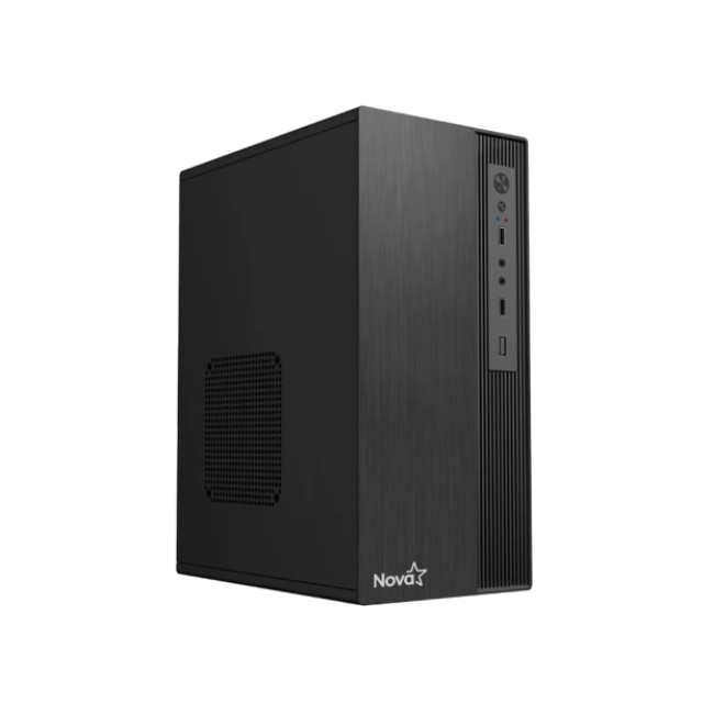 CASE NOVA CM04Z9RA001C MINI TOWER VENTILADOR DE 1 DE 80 MM SIN FUENTE DE PODER INCLUIDA NEGRO-2