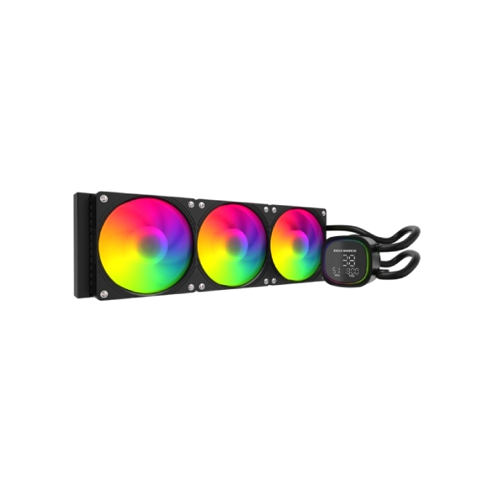 ENFRIAMIENTO LIQUIDO RGB EAGLE WARRIOR FROSTBITE HL360 FCFWT392001C AIO 3X120MM 4 PIN PWM LGA115X/17-1