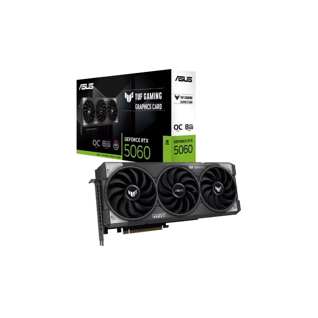 TARJETA DE VIDEO ASUS TUF-RTX5060-O8G-GAMING GDDR7 2677MHZ 90YV0N00-M0AA00 NEGRO-9