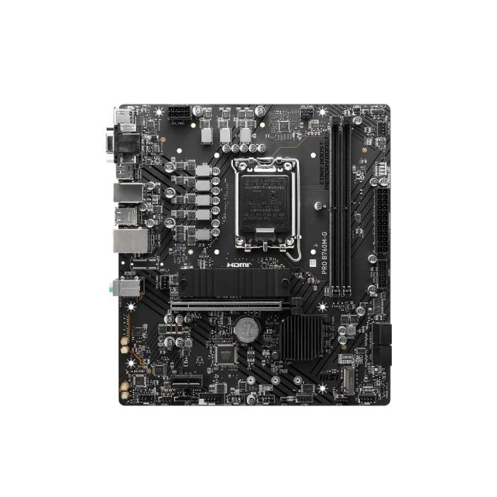 TARJETA MADRE MSI PRO B760M-G LGA 1700 M-ATX DDR5 911-7D90-048-1