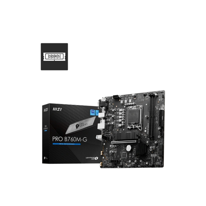 TARJETA MADRE MSI PRO B760M-G LGA 1700 M-ATX DDR5 911-7D90-048-4