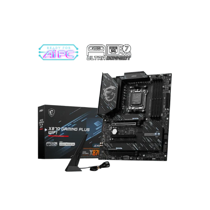 TARJETA MADRE MSI X870 GAMING PLUS WIFI AM5 ATX DDR5 911-7E47-005-2