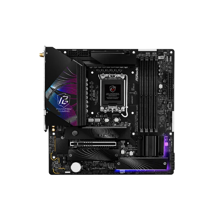TARJETA MADRE ASROCK Z890M RIPTIDE WIFI LGA1851 MICRO ATX DDR5 MB-Z890MRIPWIFI-4