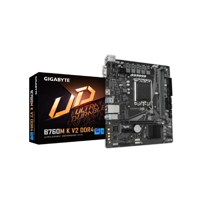 TARJETA MADRE GIGABYTE B760M K V2 DDR4 LGA1700 MICRO ATX NEGRO-4