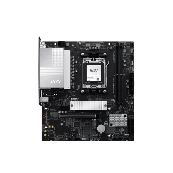 TARJETA MADRE MSI PRO B850M-B GEN4 M5 MATX DDR5 911-7E87-003 NEGRO/BLANCO-1