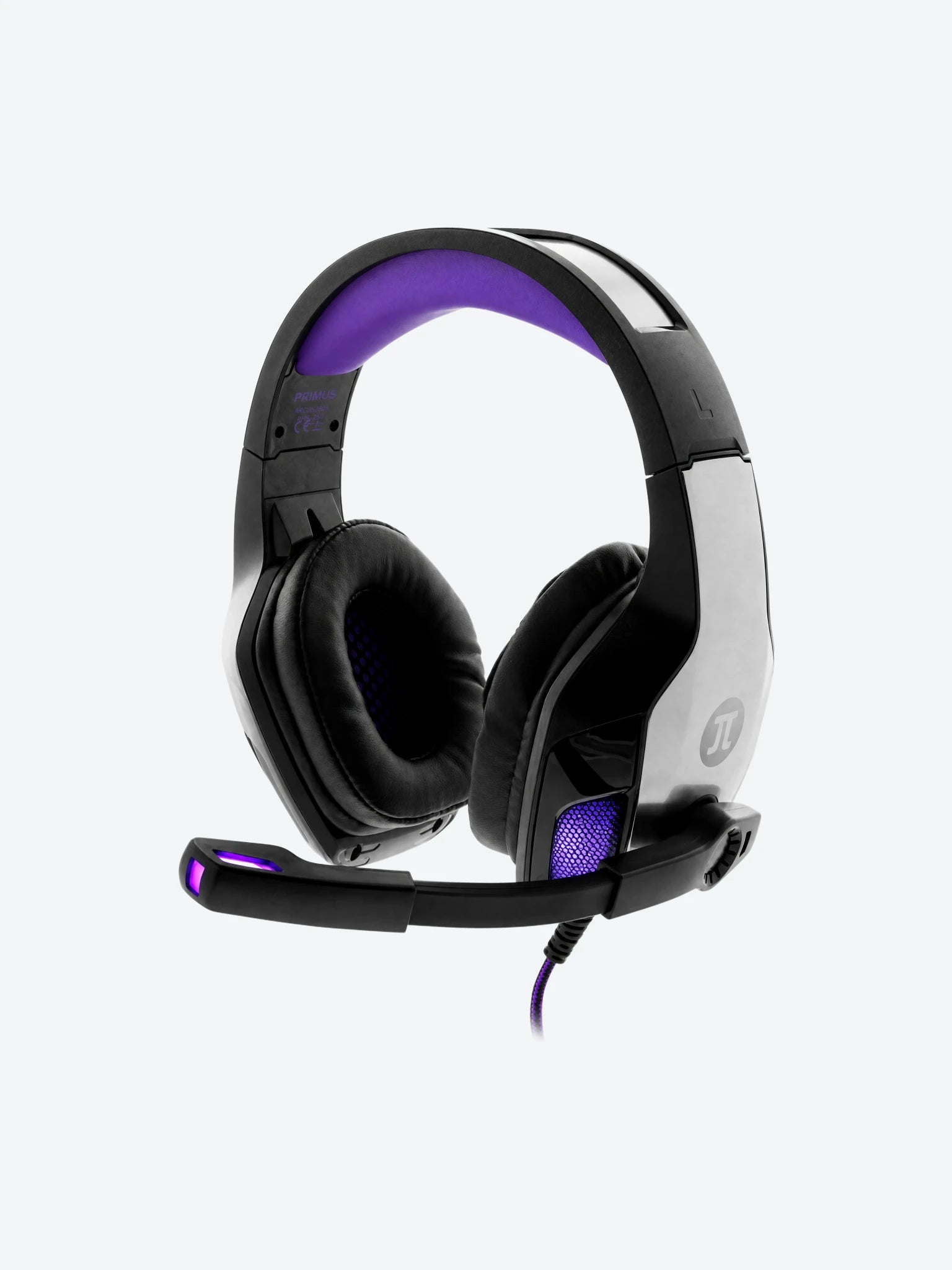 HEADSET GAMING PRIMUS ARCUS PHS-250 250S WRD7.1 MULTI PLATAFORMA COLOR GRIS/MORADO