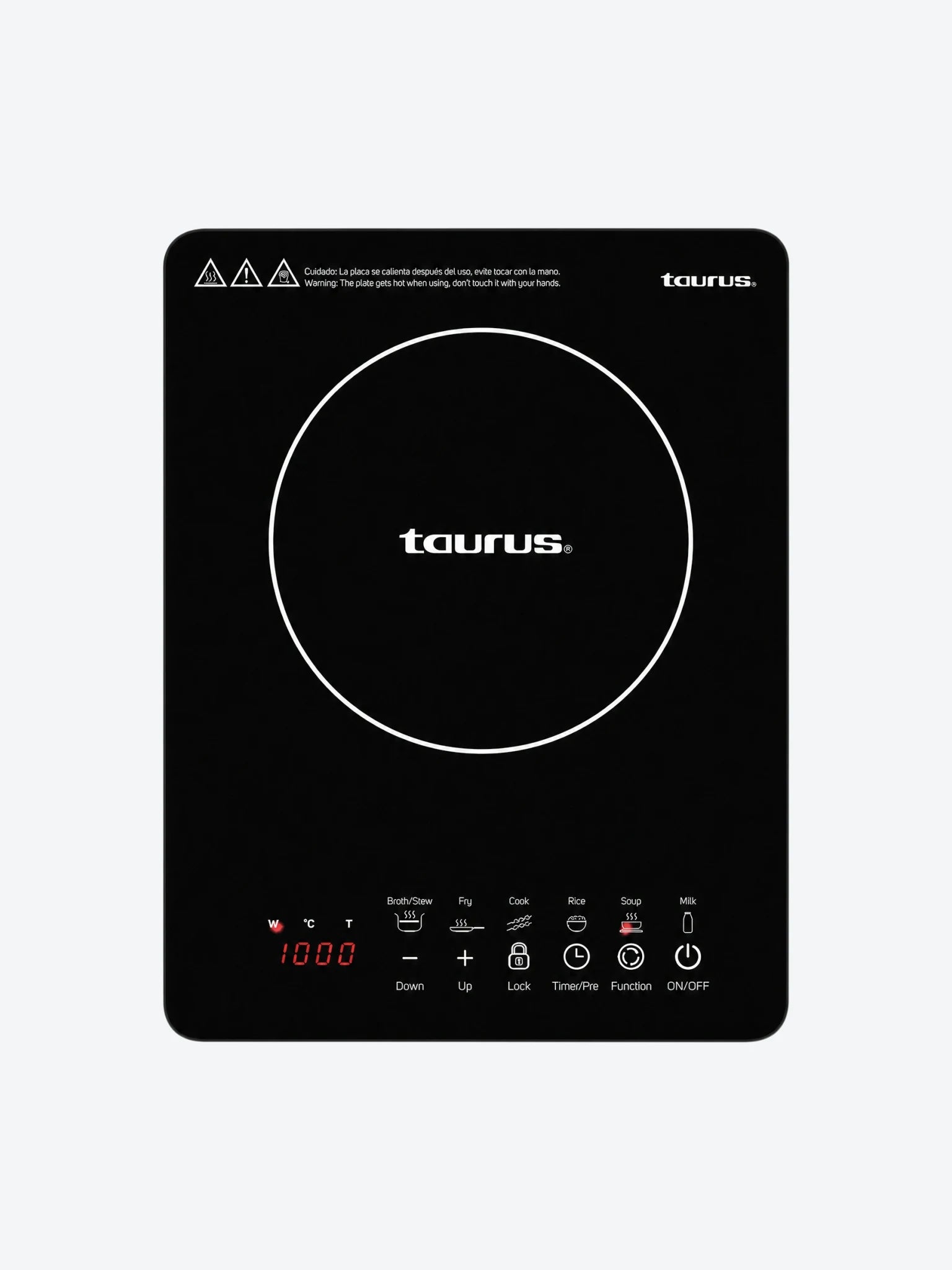 Parrilla de Inducción CookTop Taurus Uranus 2000 1250W