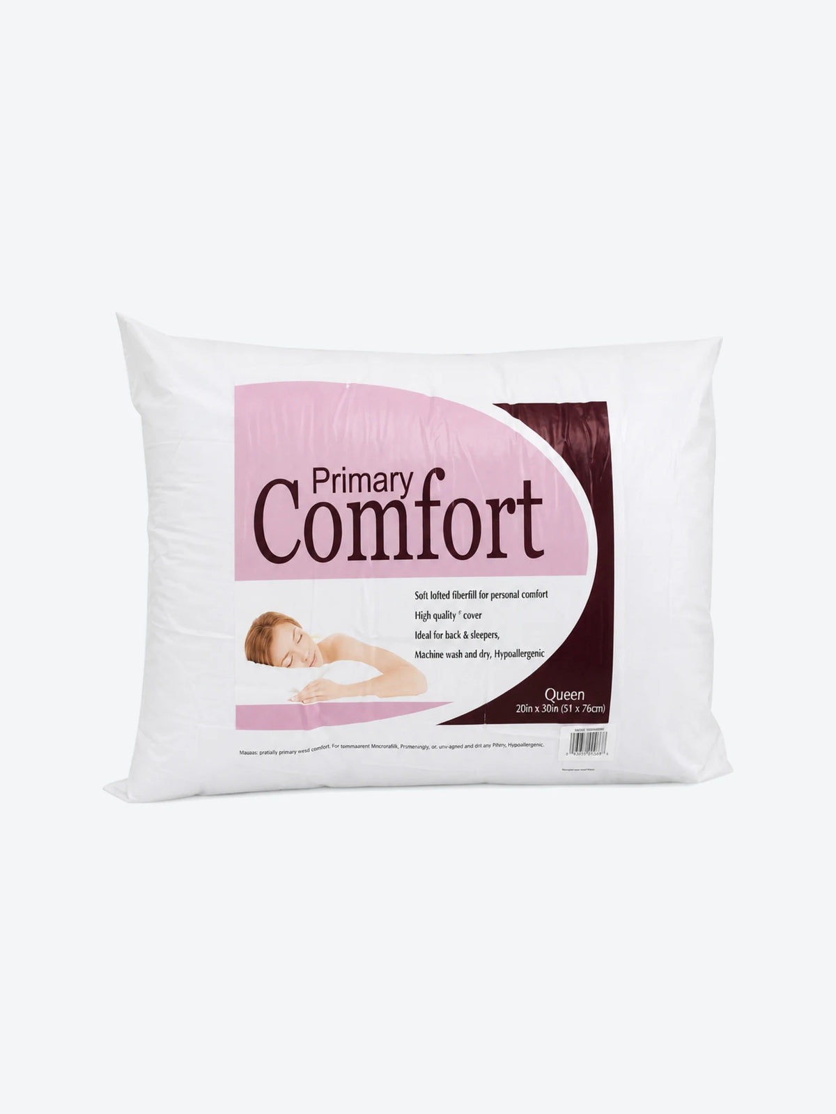 ALMOHADA DELUXE QUEEN, 50X76CM, MICROFIBRA, ANTIALARGICA-1