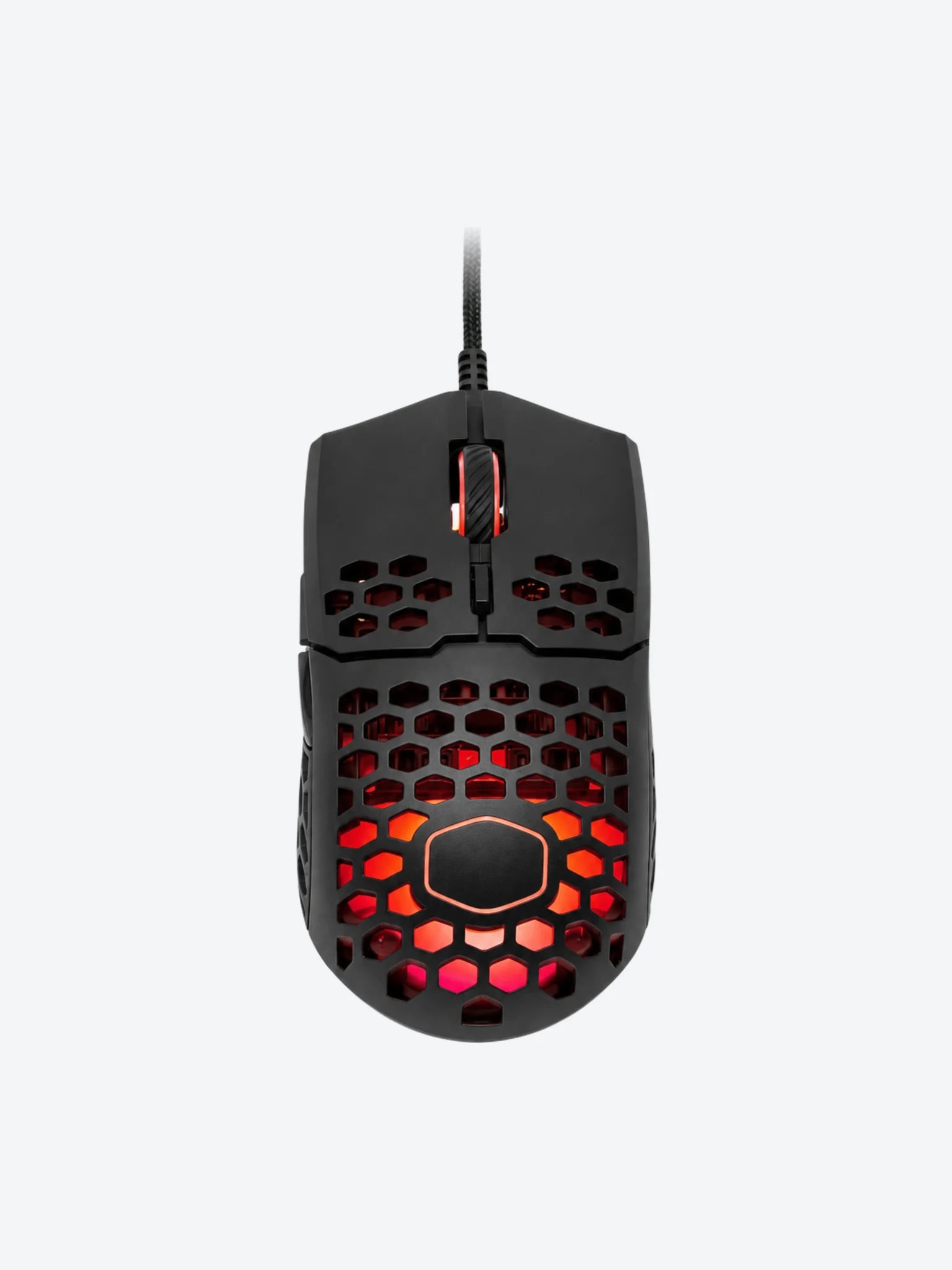 MOUSE GAMING RGB COOLER MASTER MM711 ALÁMBRICO USB 16000 DPI ULTRALIGERO MM-711-WWOL1-1