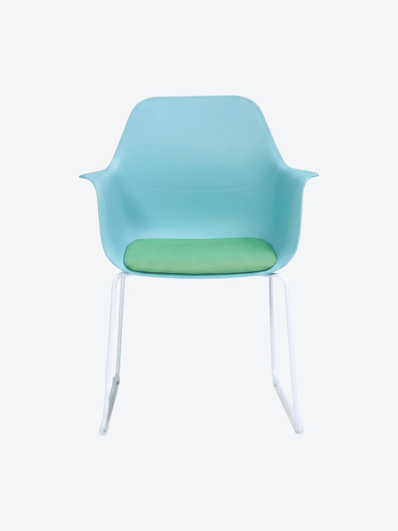 Silla de Espera WRK-KITE-CHAIR-C2 Color Menta con Asiento Verde