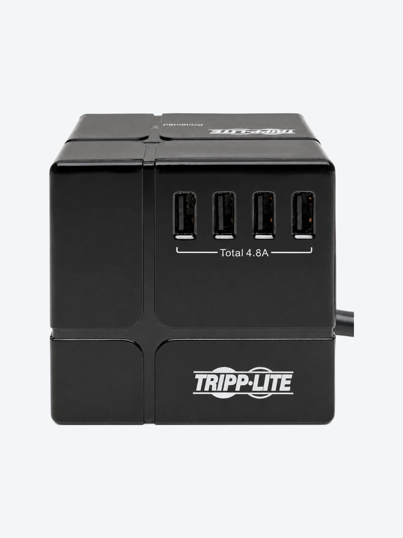 Cubo de energía supresor de sobretensiones con 3 tomacorrientes-1