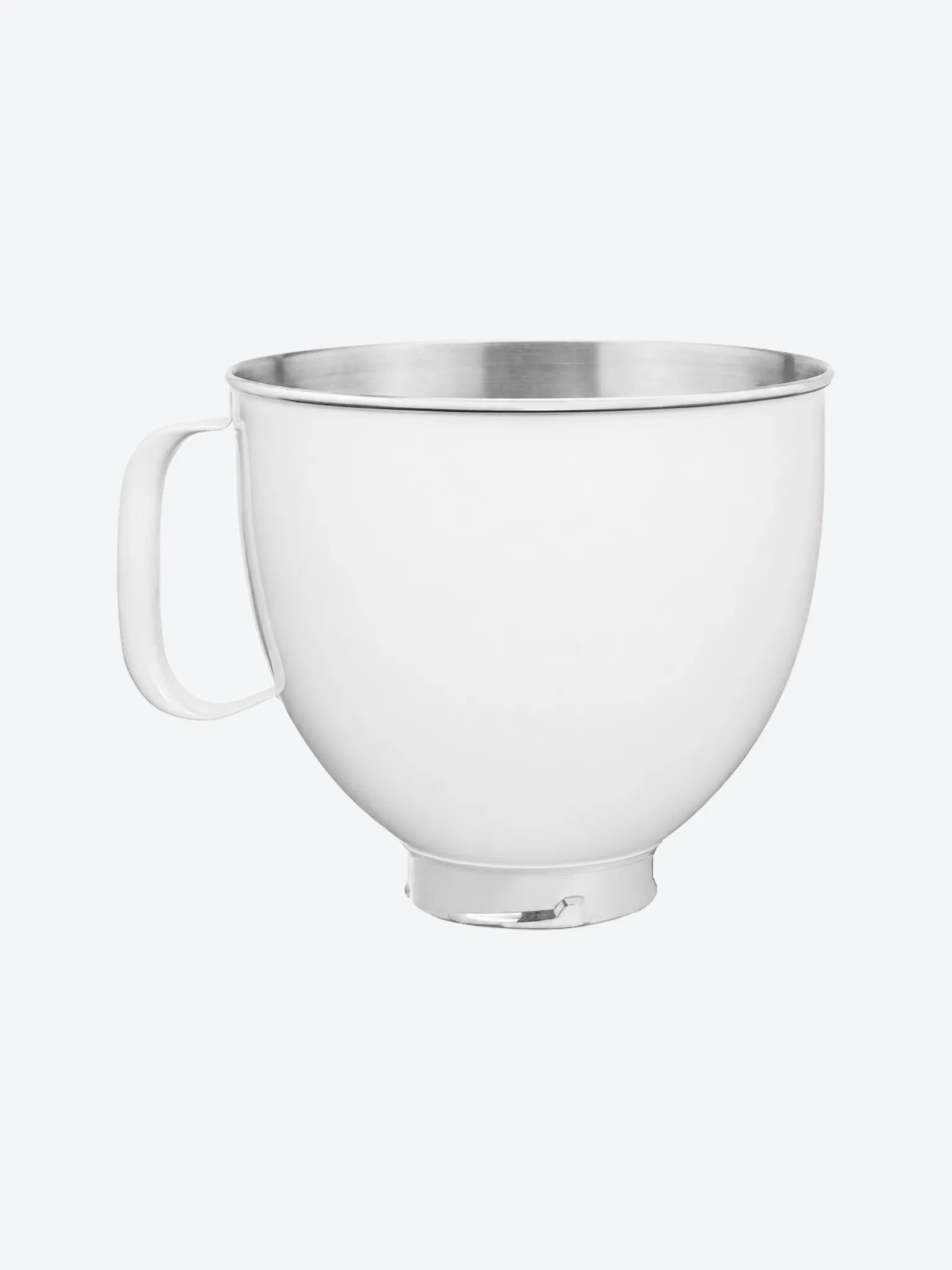 Bowl metalico 4 8 litros color blanco