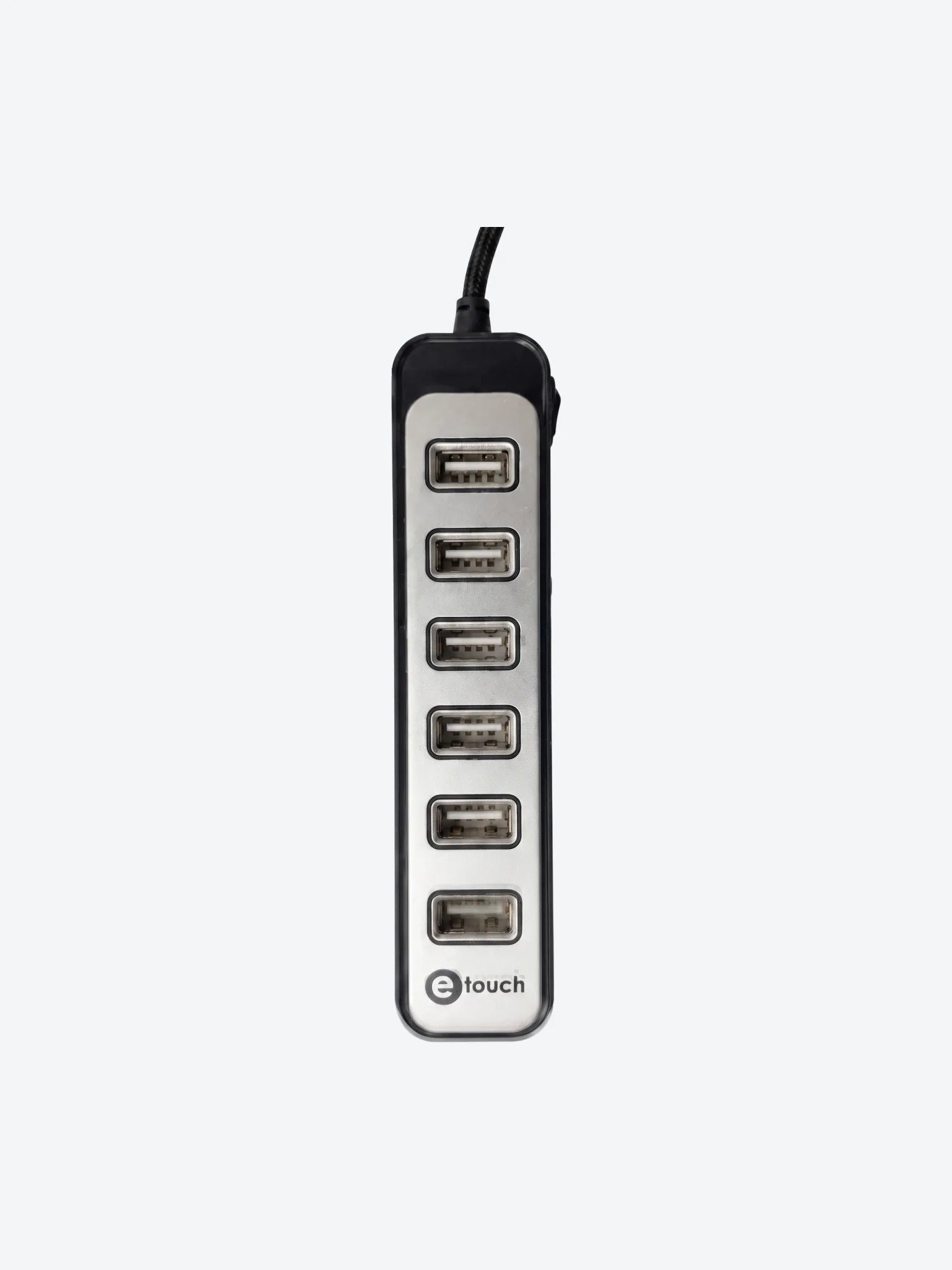 Hub eTouch 160333 USB de 7 Puertos Tipo Barra con AC
