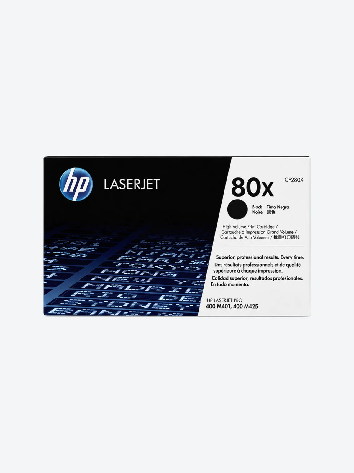 HP 80X - Alto rendimiento - negro - original - LaserJet - cartucho de tóner (CF280X) - para LaserJet Pro 400 M401, MFP M425-1