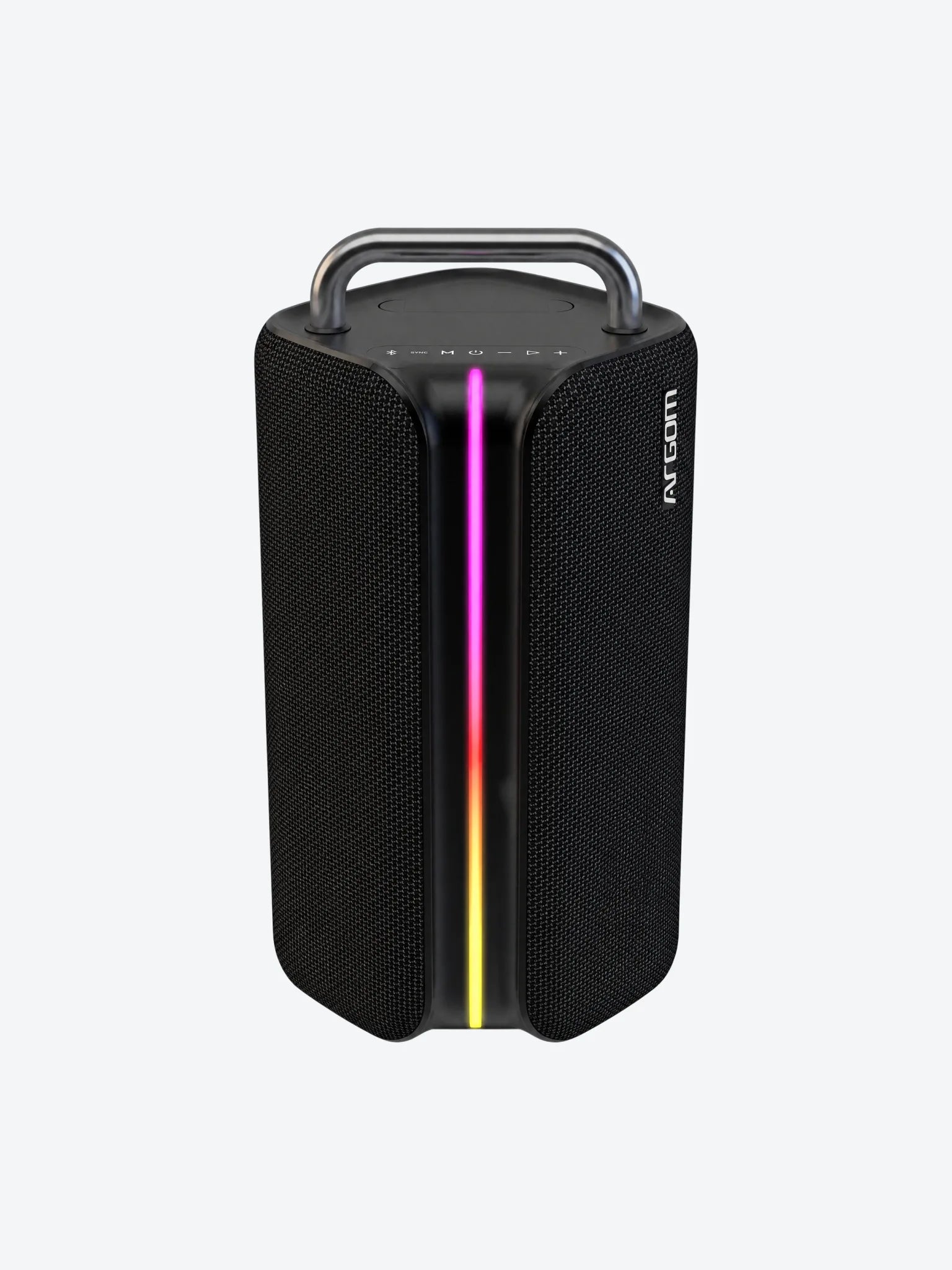 Bocina Argom ARG-SP-3366BK Ambience 66 BT 22W RMS con Luces RGB Funcion TWS Color Negro