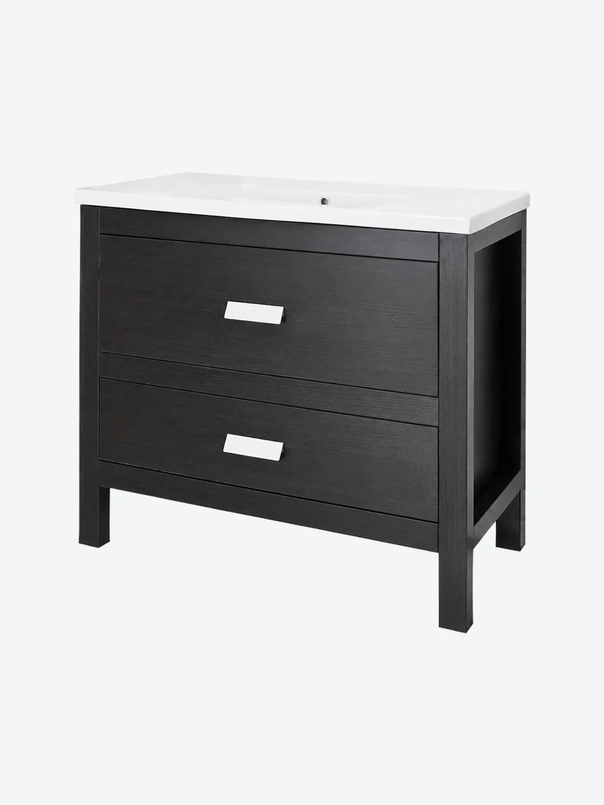 MUEBLE PARA BANO MDF 100X46X86 CM MELAMINA WENGUE-1
