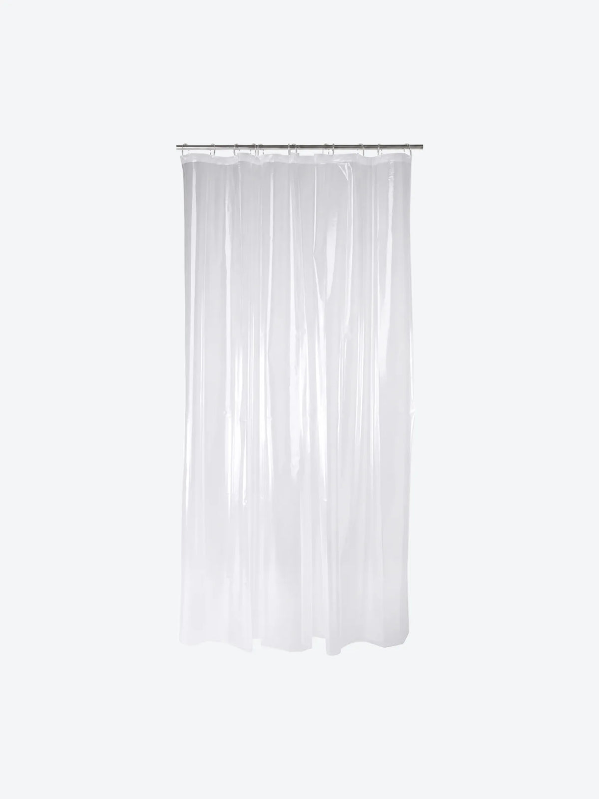 CORTINA DE DUCHA TRANSPARENTE PESADA PEVA 183X183 CM RUEDO C-1