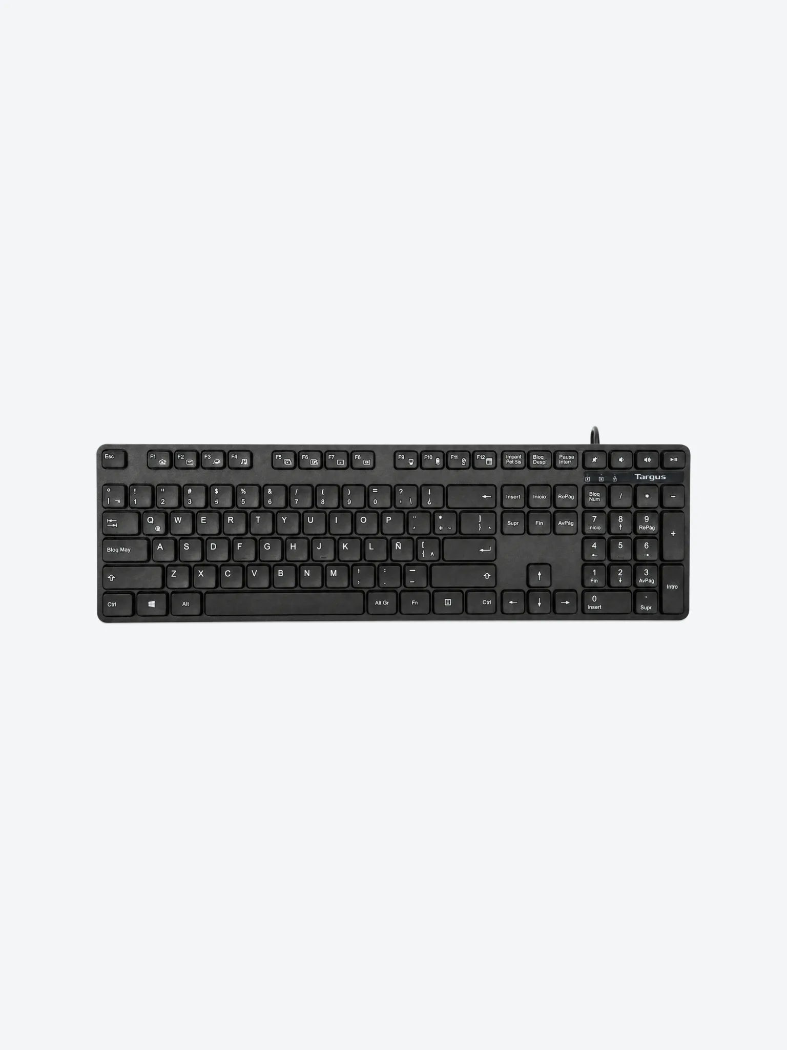 Teclado Targus AKB30ES USB en Español Color Negro