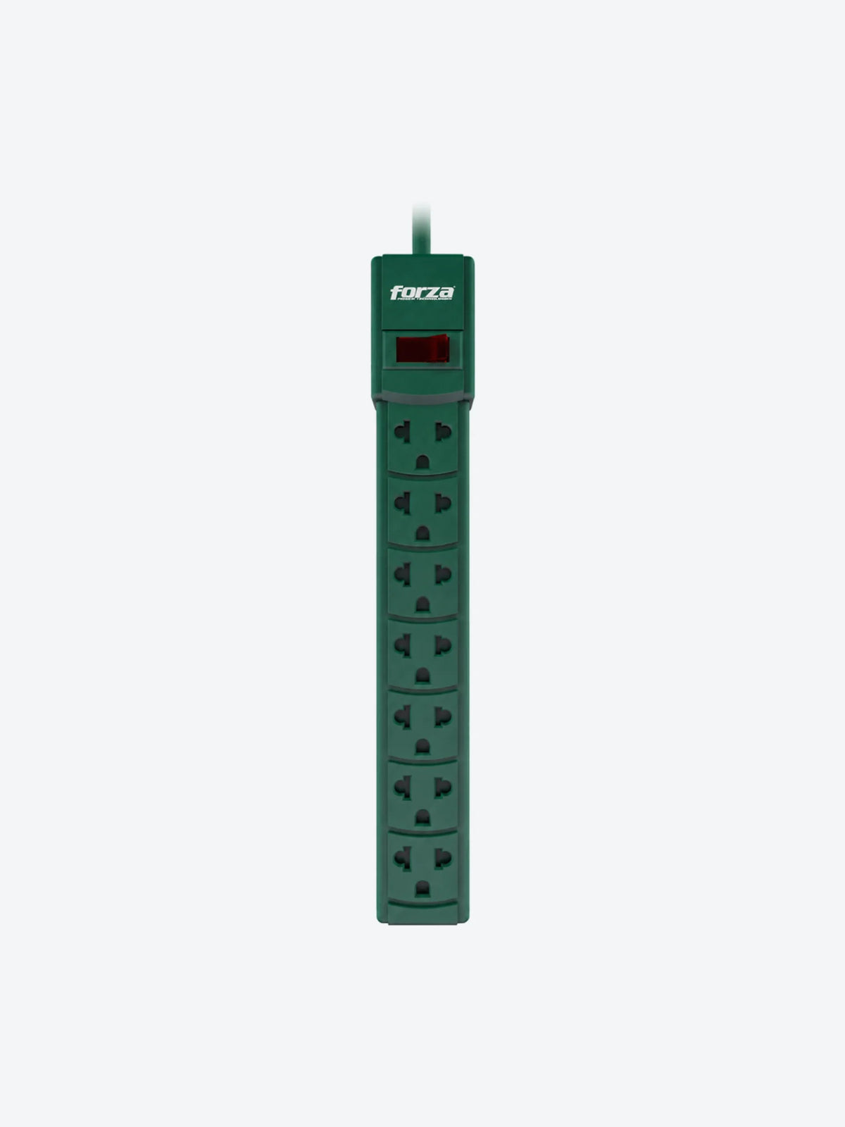 Forza - Power strip - AC 110/220 V - 6 Tomas de Corriente - Green-1
